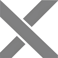 Минималистичный абстрактный логотип компании Баня Русская в серых тонах на белом фоне
